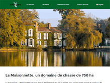 Tablet Screenshot of chasse-la-maisonnette.com